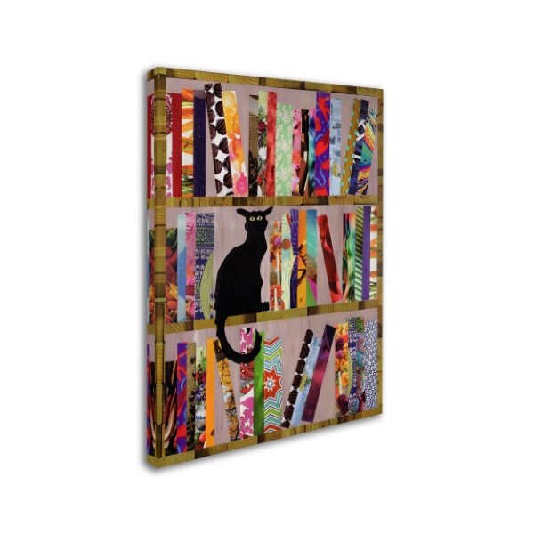 Artpoptart 'Book Cat' Canvas Art,35x47